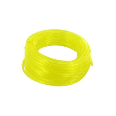 Durite jaune translucide longueur 15m - diamètre intérieur 3,5mm extérieur 6,5mm