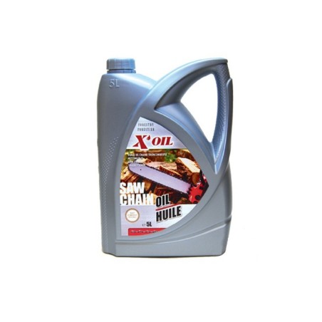 Huile de chaîne de tronçonneuse X'OIL 5 litres