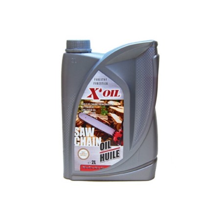 Huile de chaîne de tronçonneuse X'OIL 2 litres