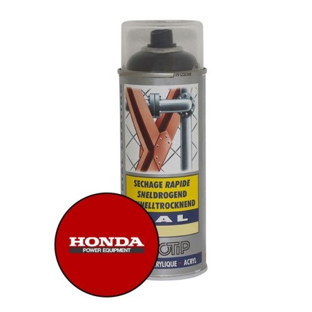 Peinture spéciale motoculture couleur ROUGE HONDA - Aérosol 400ml