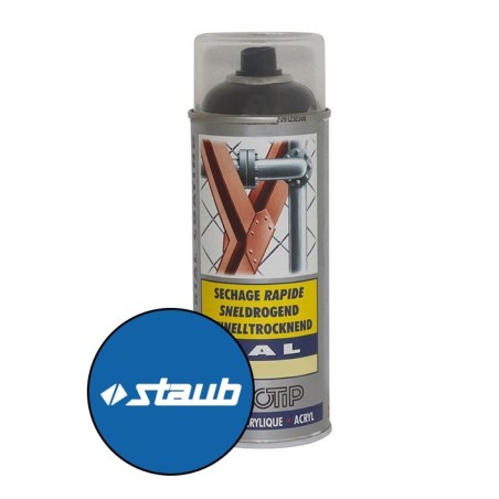 Peinture spéciale motoculture couleur BLEU STAUB - Aérosol 400ml