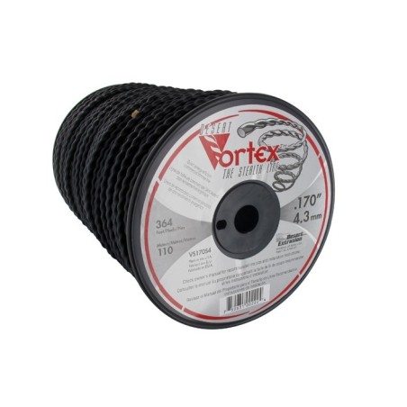 Bobine fil nylon VORTEX 111 m diamètre 4,30 mm