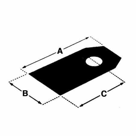 Jeu de 3 lames robot tondeuse HUSQVARNA 5228516-02 - 5228517-02 - 5228518-02 livré avec vis