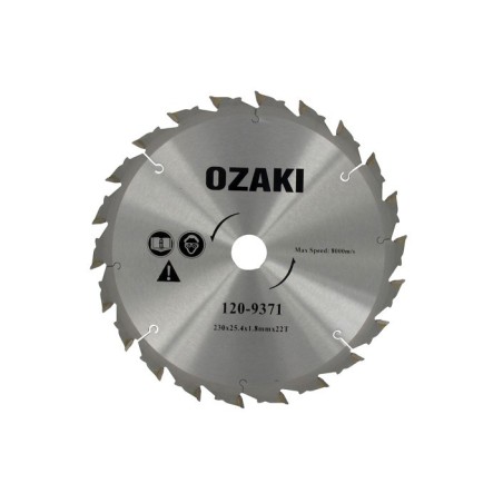 Lame 22 dents 230mm OZAKI pour débroussailleuse