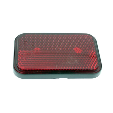 Catadioptre rouge rectangulaire 100x68 mm