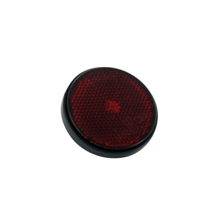 Catadioptre rond rouge diamètre60 mm