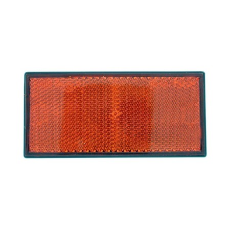 Catadioptre adhésif orange rectangulaire 105x48 mm