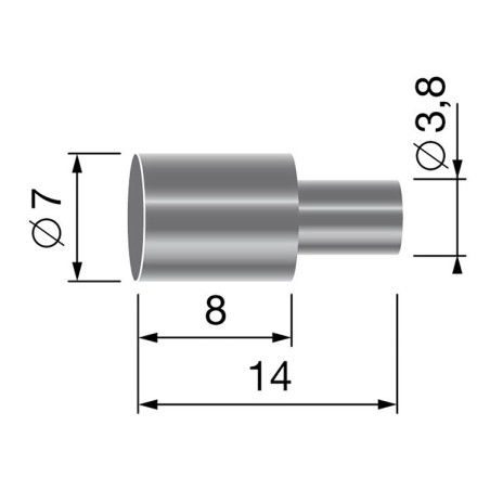 Butée de gaine - diamètre 6,0 mm