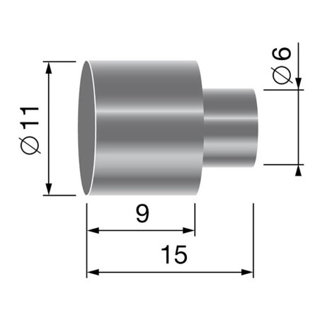 Butée de gaine - diamètre 9,5 mm