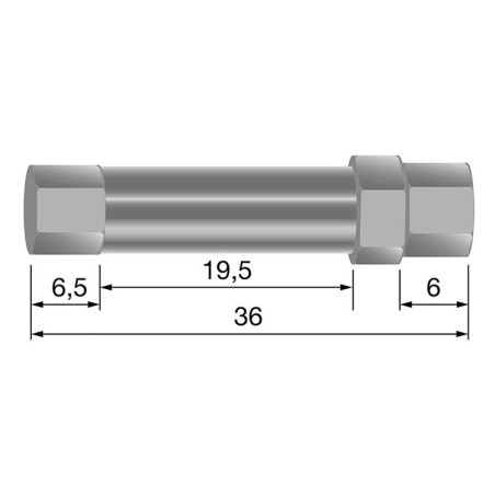 Vis de réglage double - diamètre 6 mm