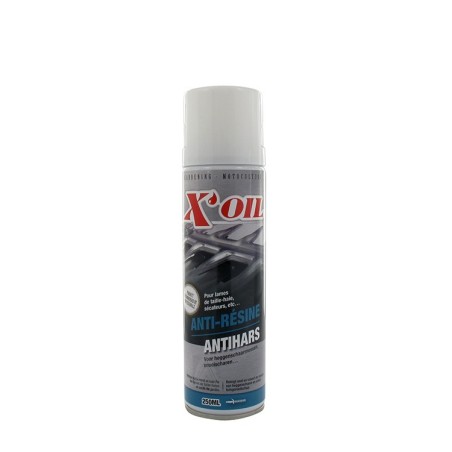 Aérosol X'OIL anti-résine 250ml pour lames de taille-haie