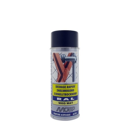 Peinture spéciale motoculture couleur noir mat - Aérosol 400ml