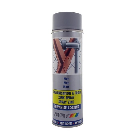 Peinture spéciale motoculture couleur galvanisé mat - Aérosol 400ml