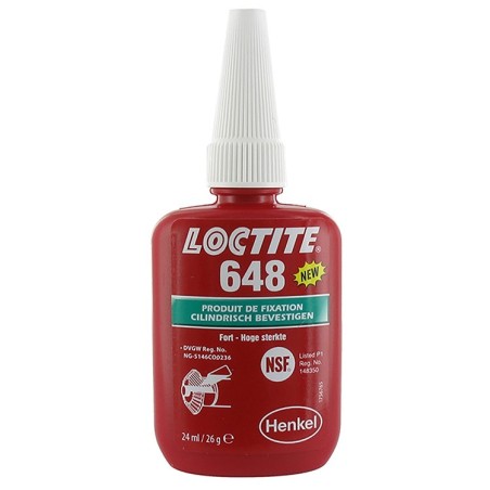 LOCTITE 648 - Blocpresse - Flacon 24ml