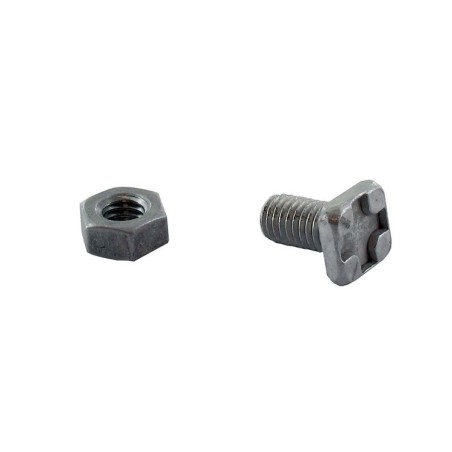 Jeu de 20 boulons à tête carrée M6 x 14 mm