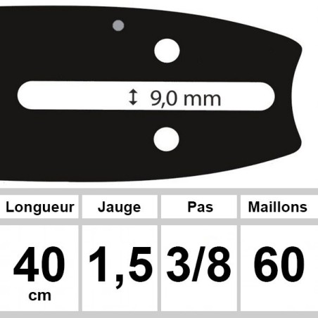 Guide Husqvarna - Ozaki coupe 40 cm