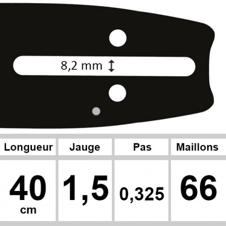 Guide Husqvarna - Ozaki coupe 40 cm