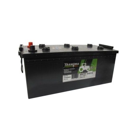 Batterie 12V 180A/H - borne + à gauche - TASHIMA