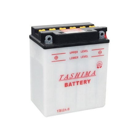 Batterie YB12AB + à gauche