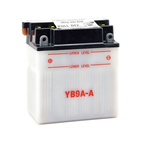 Batterie YB9AA + à gauche