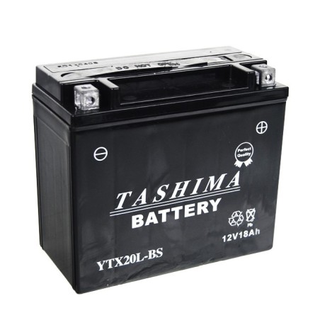 Batterie YTX20LBS + à droite