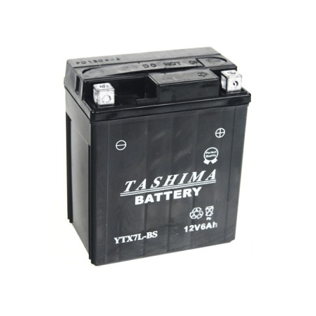 Batterie YTX7LBS + à droite