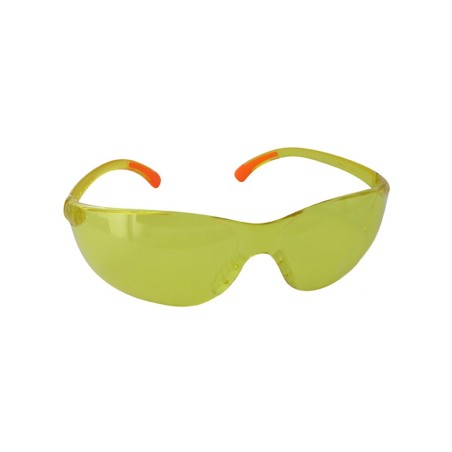 Lunettes de protection UNIVERSELLE en verres jaunes - Normes EN166F