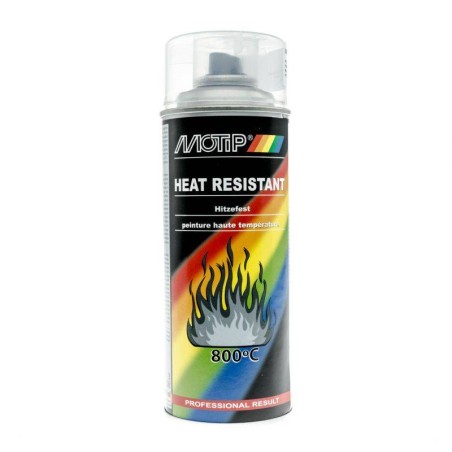 Peinture spéciale motoculture couleur ALU BLANC Haute Température - Aérosol 400ml