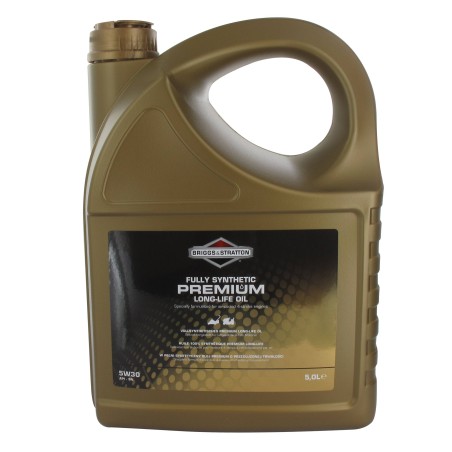 Huile B&S 4 temps GOLD 5W30 (API SJ/SL/SM/SN) - 5L BRIGGS ET STRATTON 100009S