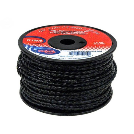 Bobine fil nylon hélicoïdal copolymère VORTEX - 3.30mm x 36m - Qualité professionnelle - Fabrication américaine