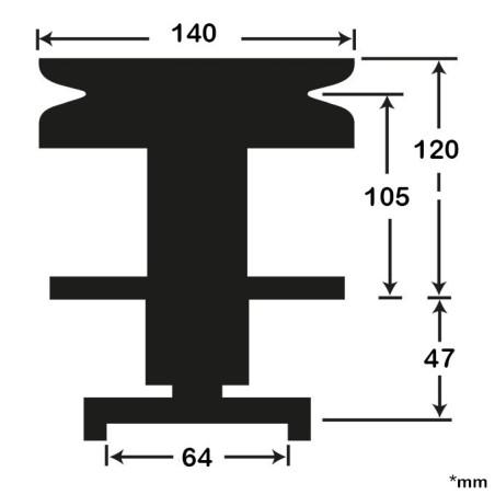 Palier AYP 677a233 - 101477x - 677a14 ROPER 101477 HUSQVARNA 532101477