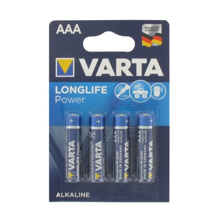 Lot de 4 piles alcalines 1,5V VARTA LR03