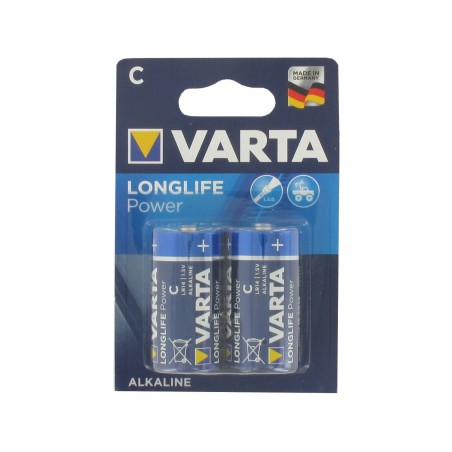 Lot de 2 piles alcalines 1,5V VARTA LR14