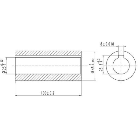 Tube UNIVERSEL 6740165KR