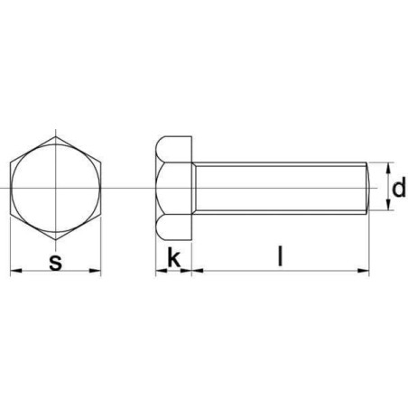 Boulon M18x1,5x40 UNIVERSEL 961181540109B