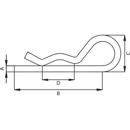 Goupille beta UNIVERSEL CL25EKR