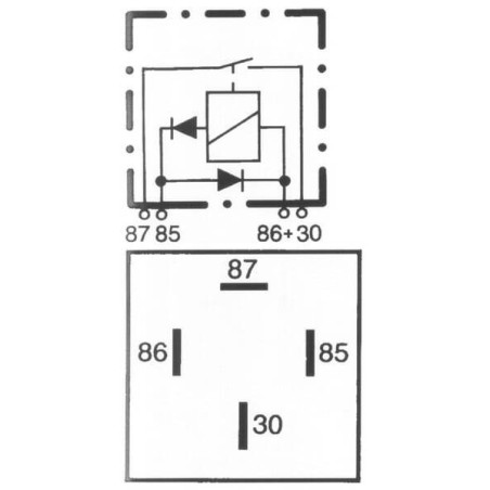 Relais de démarrage BOSCH 0332019103