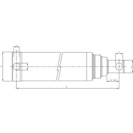 Vérins télescopique UNIVERSEL TC31202032