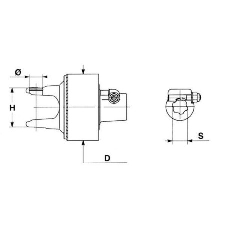 Accouplement BONDIOLI/6PAVESI 6WLE65004R