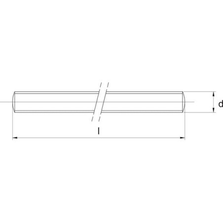 Tige filetée M36 UNIVERSEL 97536129B