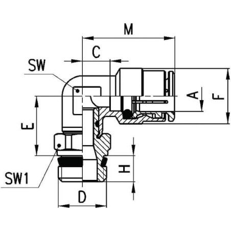 Accouplement rapide femelle CAMOZZI S6520814