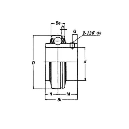 Roulement TIMKEN UC308