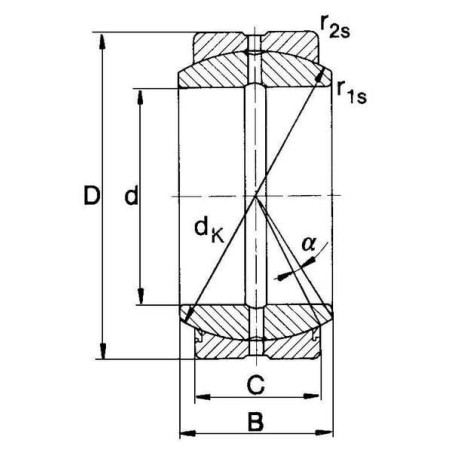 Roulement MAC-POWER GE17DO2RS