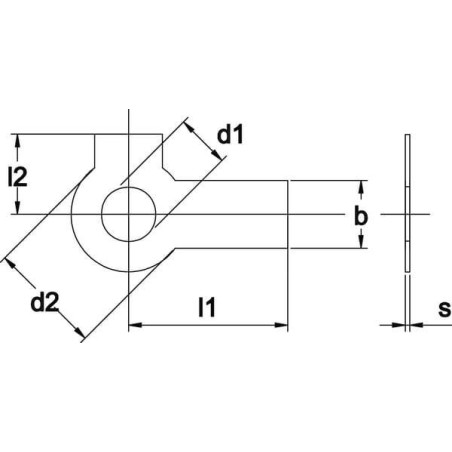 Rondelle UNIVERSEL BLP2M8