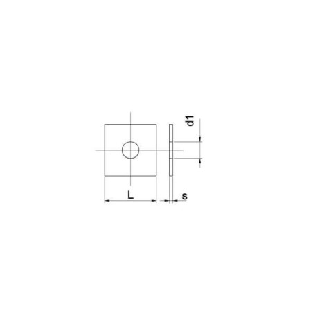 Rondelle carrée M16 UNIVERSEL WS16505TV