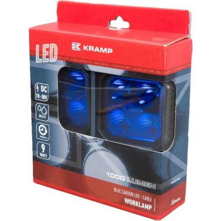 Phare de travail LED carré 9W UNIVERSEL LA10002