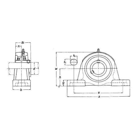 Palier complet GOPART UCP204GP