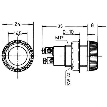 Lampe témoin UNIVERSEL EL738600