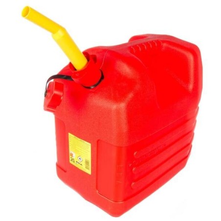 Jerrican plastique 20L rouge EDA JK0101620R