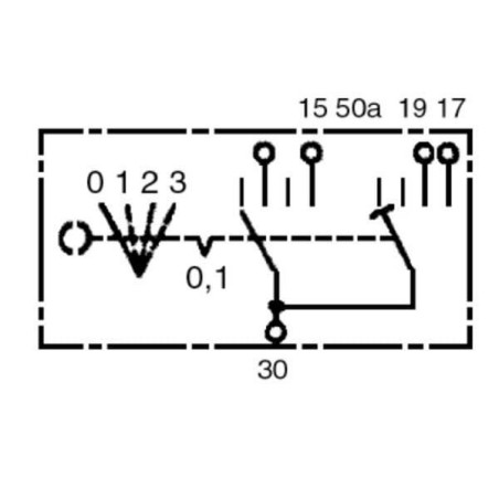 Interrupteur de démarrage BOSCH 0342315001